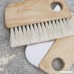 Iris Hantverk Beech Wood Baker Baking Brush and Dough Scraper - B01DNXYQ1O